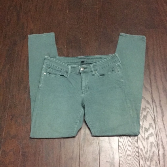 Gap super skinny winter turquoise jeans - Picture 4 of 8